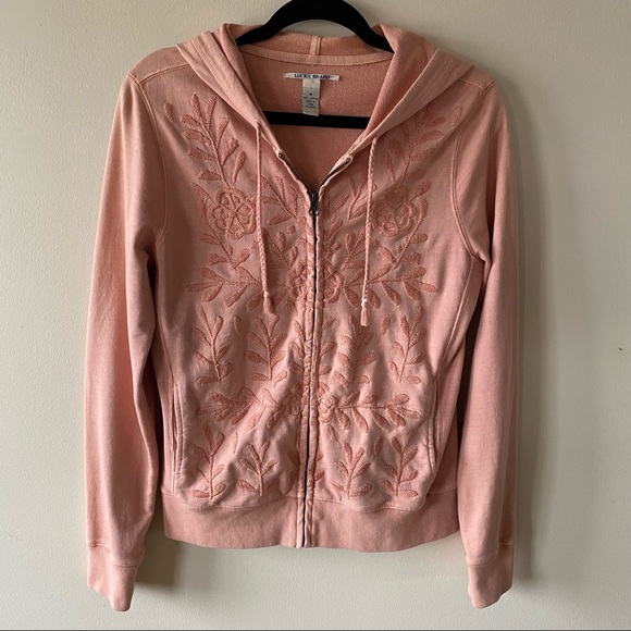 Lucky Brand Tops - Lucky Brand Embroidered Hoodie